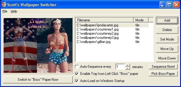 Scotts Wallpaper Switcher Screenshot